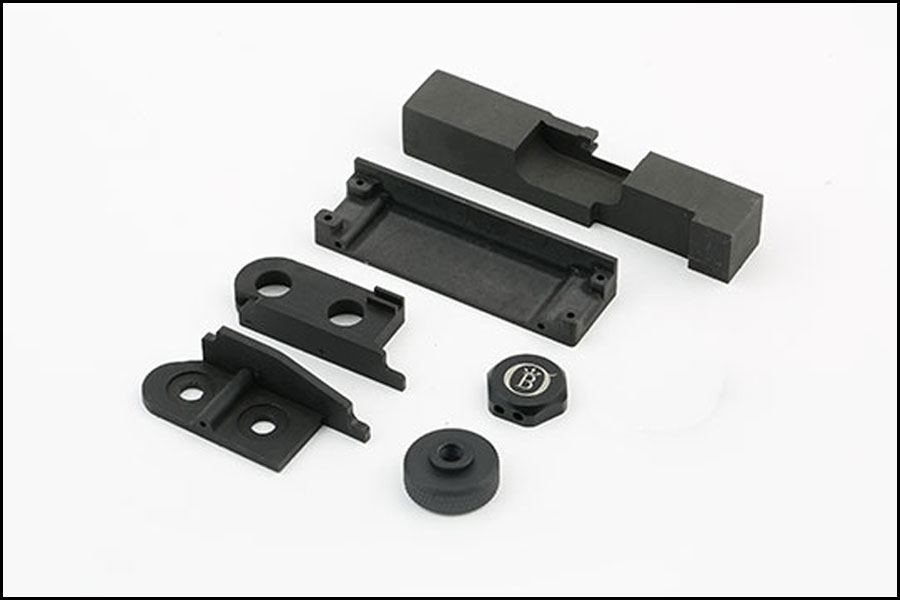 黒い陽極酸化されたアルミニウム6061-CNC-け機械部品